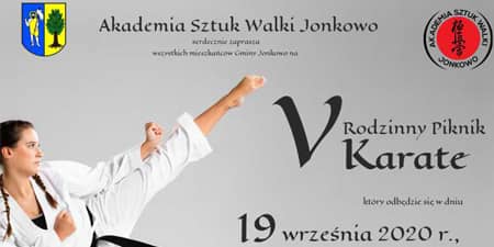 Źródło: ASW Jonkowo Fragment plakatu. Osoba, karateka.