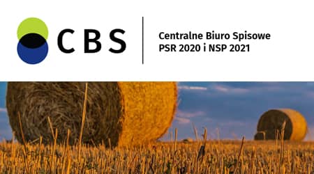 Bele siana, u góry logo Centralnego Biura Spisowego