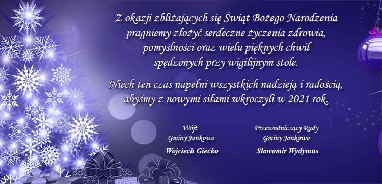 Życzenia o treści jak powyżej.