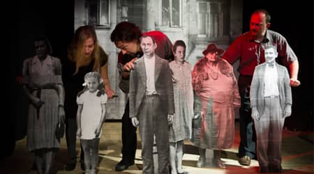 Fot. Artur Chmielewski, Teatr Scena Lubelska. Aktorzy, scena, manekiny, spektakl