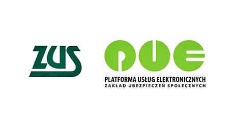 Źródło grafiki: ZUS Grafika zawierająca tekst: zus, platforma usług elektronicznych