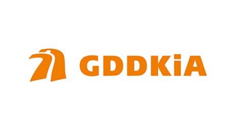 Grafika przedstawiająca symboliczną drogę i skrót: gddkia