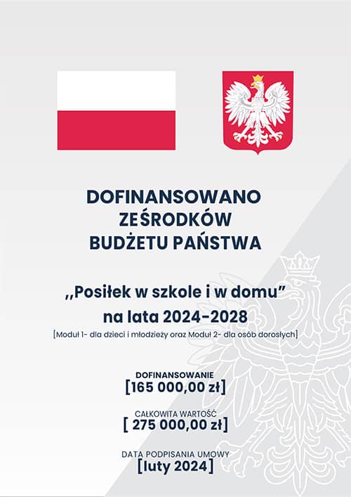 Baner informacyjny o przyznanej dotacji. Treść banera we wstępie artykułu.