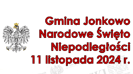 Gmina Jonkowo, Narodowe Święto Niepodległości 11 listopad 2024 r.