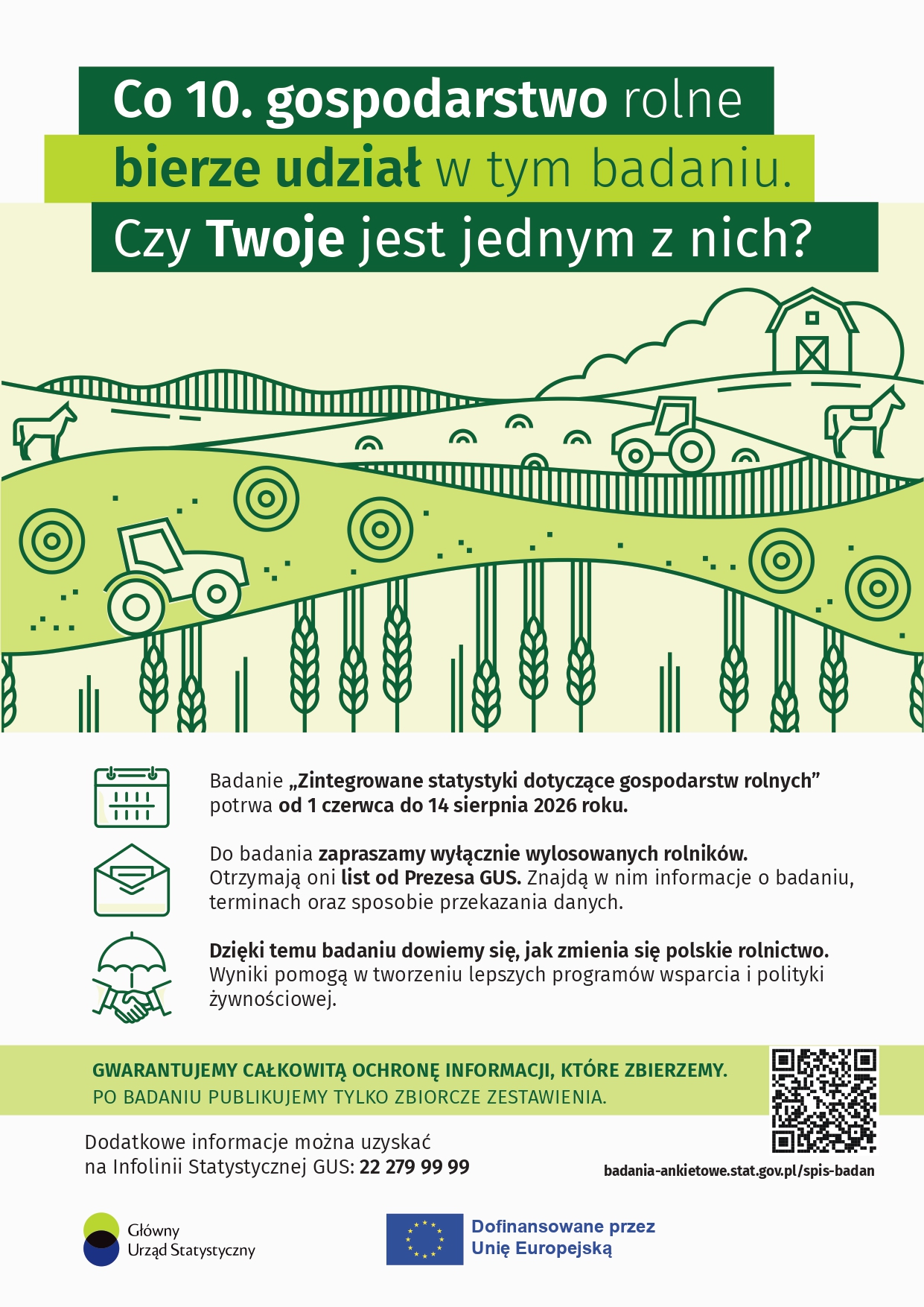 PlakatpromocyjnybadaniaZintegrowanestatystykidotyczącegospodarstwrolnychR SGR page 0001