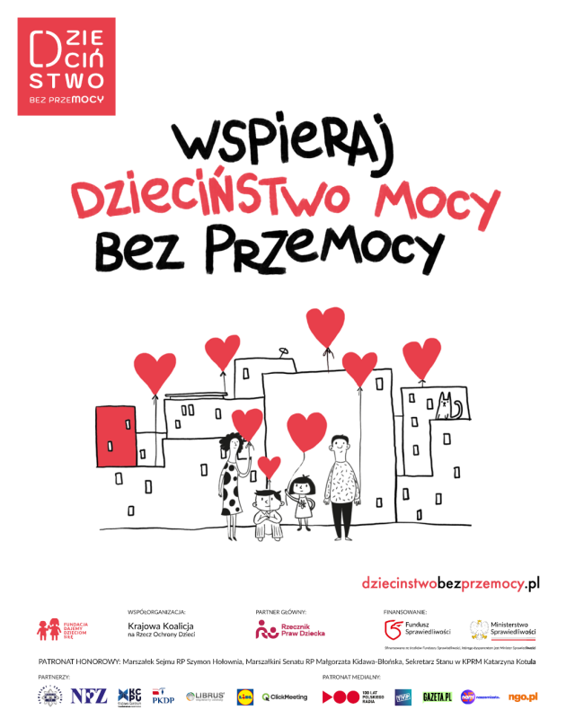 źródło: dziecinstwobezprzemocy.pl plakat dziecinstwobezprzemocy.pl