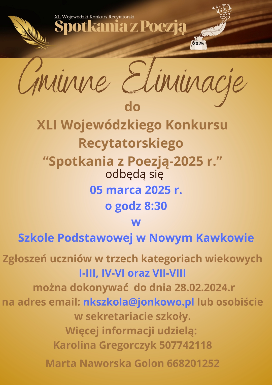platak konkursu recytatorskiego
