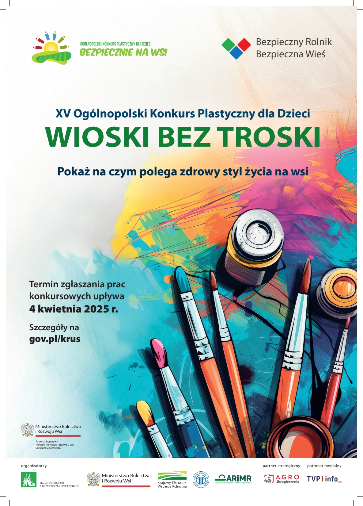 plakat wioski bez troski