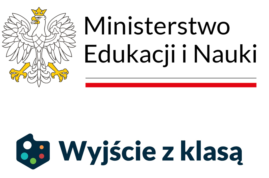 MEiN zdjęcie przedstawia godło polski i napis Ministerstwo Edukacji i Nauki Wyjście z klasą