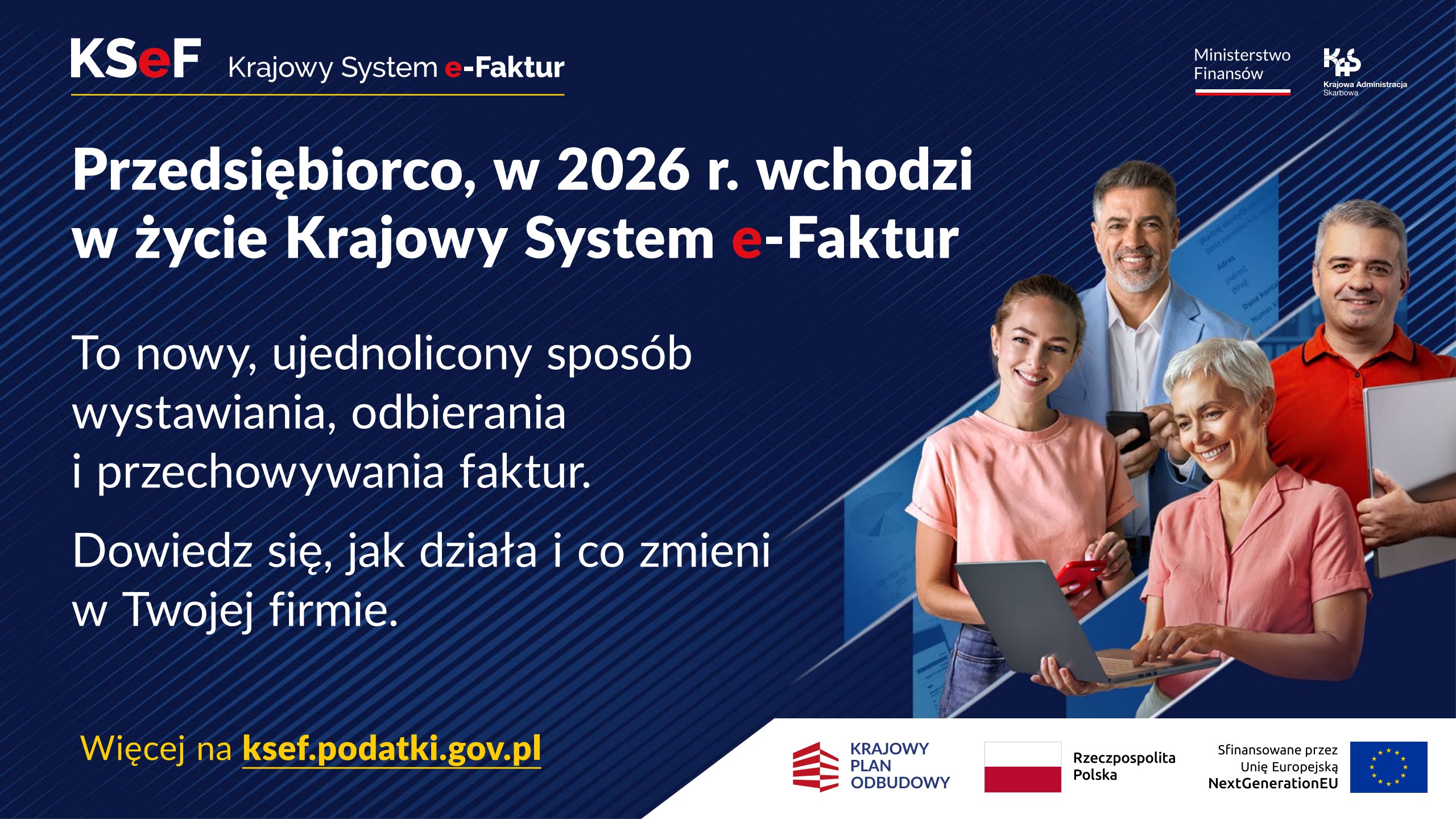 plakat promujący system KSEF